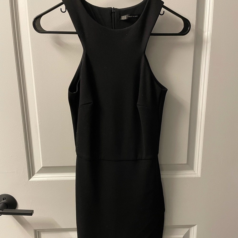 NWOT Zara Black Fitted Dress